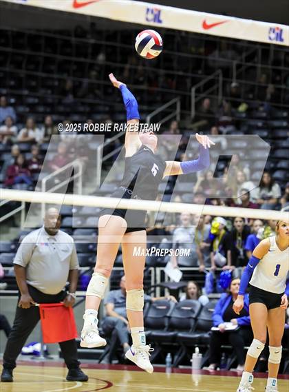 Thumbnail 1 in Nocona @ Leon (UIL 2A D1 Volleyball Final) photogallery.