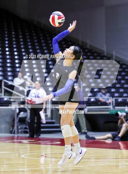 Thumbnail 1 in Nocona @ Leon (UIL 2A D1 Volleyball Final) photogallery.