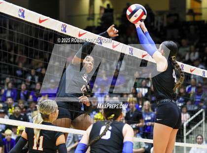 Thumbnail 3 in Nocona @ Leon (UIL 2A D1 Volleyball Final) photogallery.