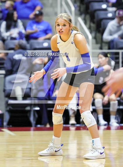 Thumbnail 1 in Nocona @ Leon (UIL 2A D1 Volleyball Final) photogallery.
