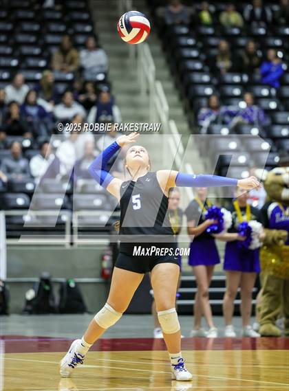 Thumbnail 1 in Nocona @ Leon (UIL 2A D1 Volleyball Final) photogallery.