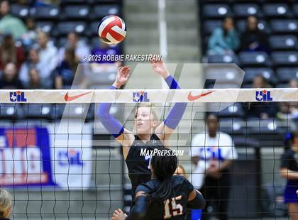 Thumbnail 1 in Nocona @ Leon (UIL 2A D1 Volleyball Final) photogallery.