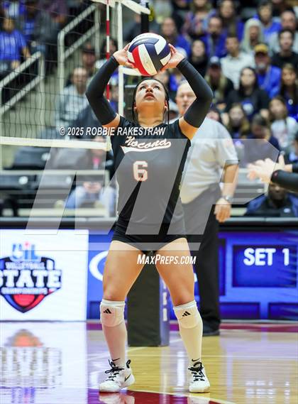Thumbnail 2 in Nocona @ Leon (UIL 2A D1 Volleyball Final) photogallery.