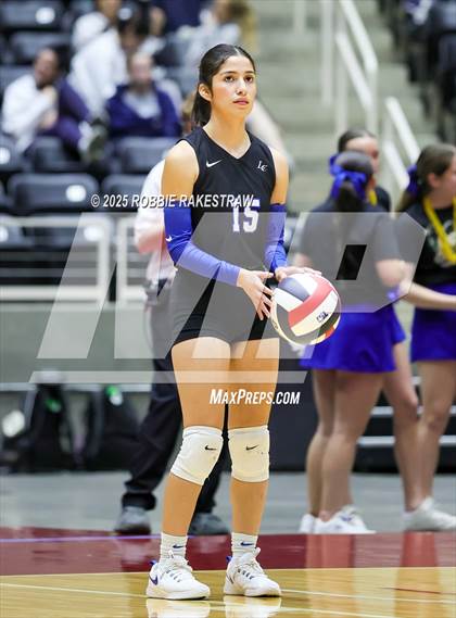 Thumbnail 1 in Nocona @ Leon (UIL 2A D1 Volleyball Final) photogallery.