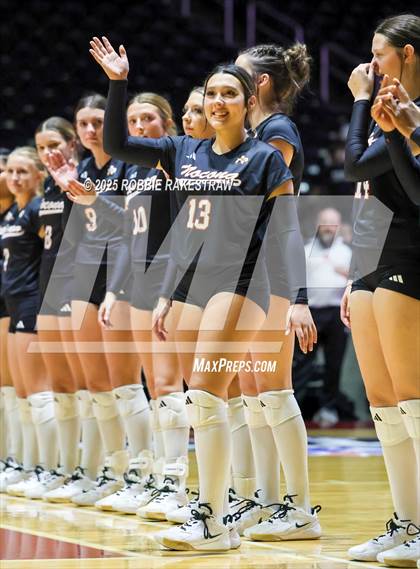 Thumbnail 1 in Nocona @ Leon (UIL 2A D1 Volleyball Final) photogallery.
