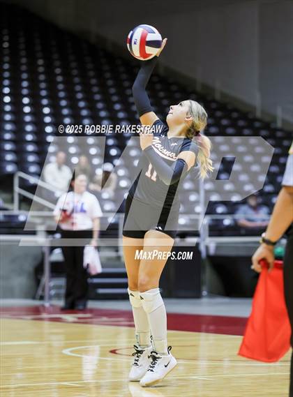Thumbnail 3 in Nocona @ Leon (UIL 2A D1 Volleyball Final) photogallery.