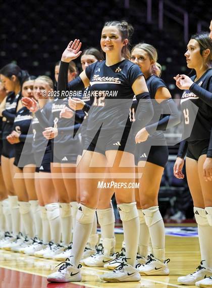 Thumbnail 3 in Nocona @ Leon (UIL 2A D1 Volleyball Final) photogallery.