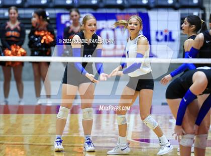 Thumbnail 3 in Nocona @ Leon (UIL 2A D1 Volleyball Final) photogallery.
