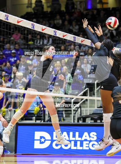 Thumbnail 1 in Nocona @ Leon (UIL 2A D1 Volleyball Final) photogallery.