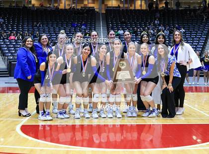 Thumbnail 3 in Nocona @ Leon (UIL 2A D1 Volleyball Final) photogallery.