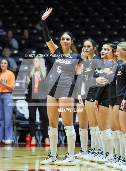 Thumbnail 2 in Nocona @ Leon (UIL 2A D1 Volleyball Final) photogallery.