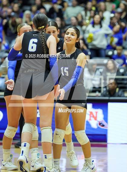 Thumbnail 2 in Nocona @ Leon (UIL 2A D1 Volleyball Final) photogallery.