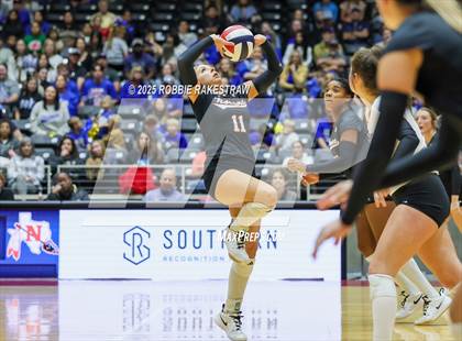 Thumbnail 2 in Nocona @ Leon (UIL 2A D1 Volleyball Final) photogallery.