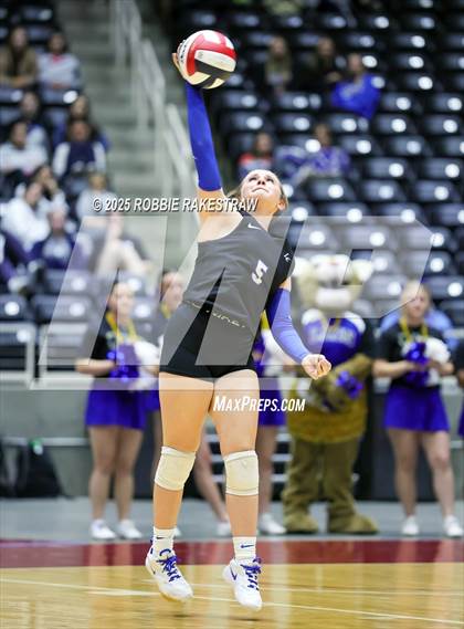 Thumbnail 2 in Nocona @ Leon (UIL 2A D1 Volleyball Final) photogallery.