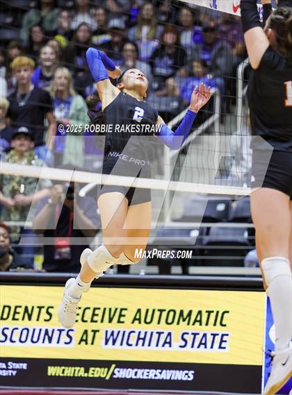 Thumbnail 1 in Nocona @ Leon (UIL 2A D1 Volleyball Final) photogallery.