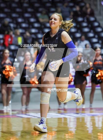 Thumbnail 2 in Nocona @ Leon (UIL 2A D1 Volleyball Final) photogallery.
