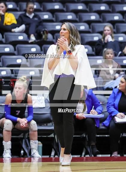 Thumbnail 2 in Nocona @ Leon (UIL 2A D1 Volleyball Final) photogallery.