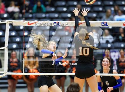 Thumbnail 3 in Nocona @ Leon (UIL 2A D1 Volleyball Final) photogallery.