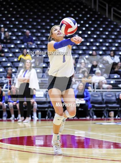 Thumbnail 3 in Nocona @ Leon (UIL 2A D1 Volleyball Final) photogallery.