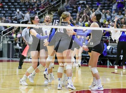 Thumbnail 1 in Nocona @ Leon (UIL 2A D1 Volleyball Final) photogallery.