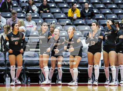 Thumbnail 1 in Nocona @ Leon (UIL 2A D1 Volleyball Final) photogallery.