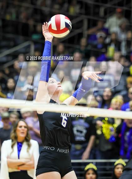 Thumbnail 1 in Nocona @ Leon (UIL 2A D1 Volleyball Final) photogallery.