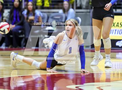 Thumbnail 1 in Nocona @ Leon (UIL 2A D1 Volleyball Final) photogallery.