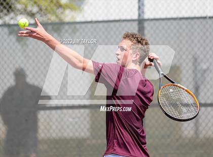 Thumbnail 2 in UIL 2A District Tennis Tournament photogallery.