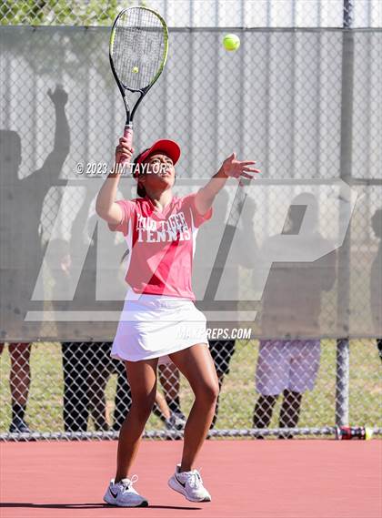 Thumbnail 1 in UIL 2A District Tennis Tournament photogallery.