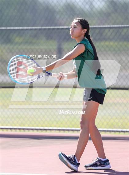 Thumbnail 1 in UIL 2A District Tennis Tournament photogallery.