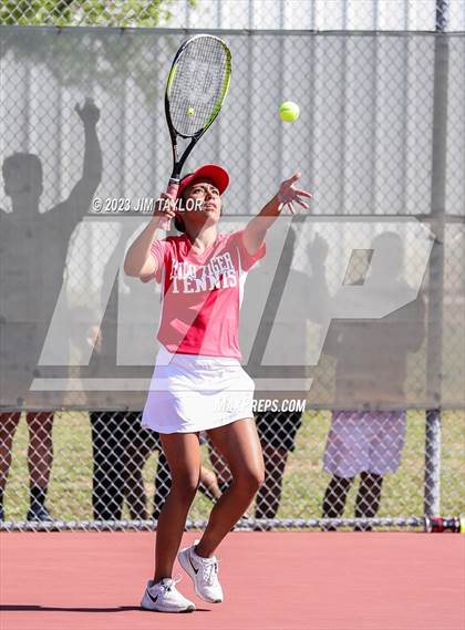 Thumbnail 3 in UIL 2A District Tennis Tournament photogallery.
