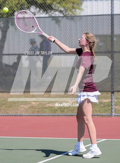 Thumbnail 1 in UIL 2A District Tennis Tournament photogallery.