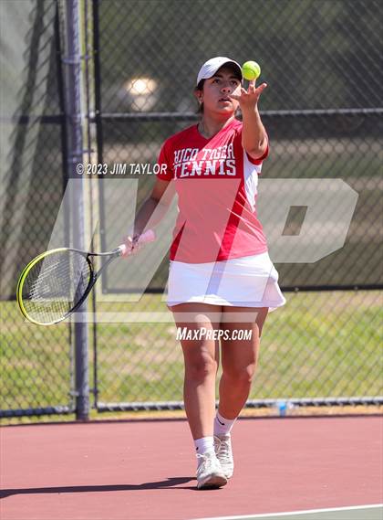 Thumbnail 3 in UIL 2A District Tennis Tournament photogallery.