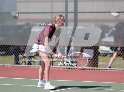 Thumbnail 3 in UIL 2A District Tennis Tournament photogallery.