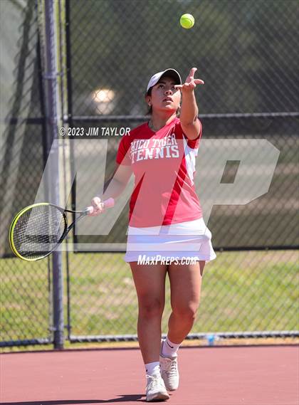 Thumbnail 1 in UIL 2A District Tennis Tournament photogallery.