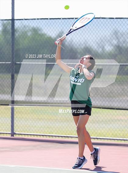 Thumbnail 2 in UIL 2A District Tennis Tournament photogallery.