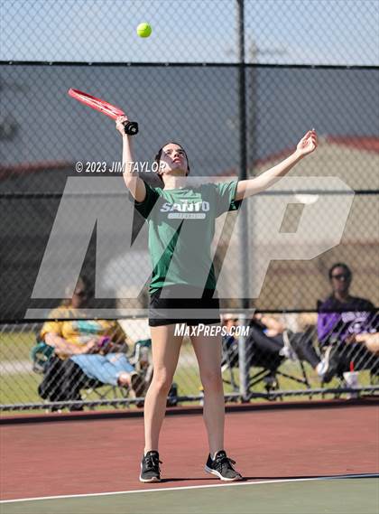 Thumbnail 1 in UIL 2A District Tennis Tournament photogallery.