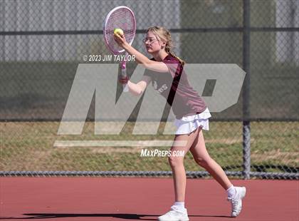 Thumbnail 3 in UIL 2A District Tennis Tournament photogallery.