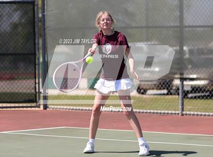 Thumbnail 3 in UIL 2A District Tennis Tournament photogallery.