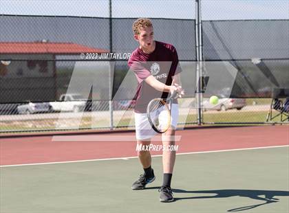 Thumbnail 2 in UIL 2A District Tennis Tournament photogallery.