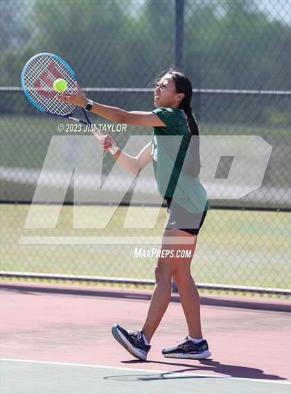 Thumbnail 1 in UIL 2A District Tennis Tournament photogallery.