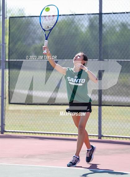 Thumbnail 3 in UIL 2A District Tennis Tournament photogallery.