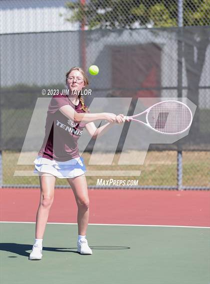 Thumbnail 1 in UIL 2A District Tennis Tournament photogallery.