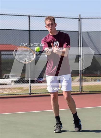Thumbnail 1 in UIL 2A District Tennis Tournament photogallery.