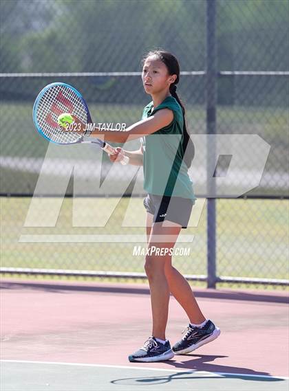 Thumbnail 1 in UIL 2A District Tennis Tournament photogallery.