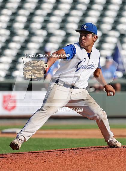 Thumbnail 3 in Gunter vs. London (UIL 3A Baseball Semifinal) photogallery.