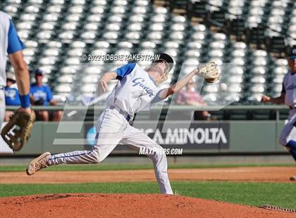 Thumbnail 3 in Gunter vs. London (UIL 3A Baseball Semifinal) photogallery.