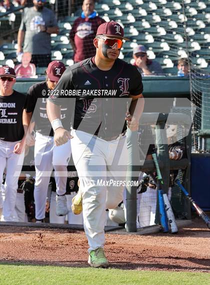 Thumbnail 1 in Gunter vs. London (UIL 3A Baseball Semifinal) photogallery.