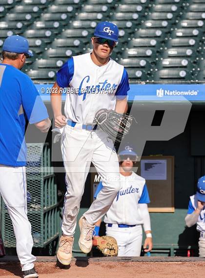 Thumbnail 2 in Gunter vs. London (UIL 3A Baseball Semifinal) photogallery.