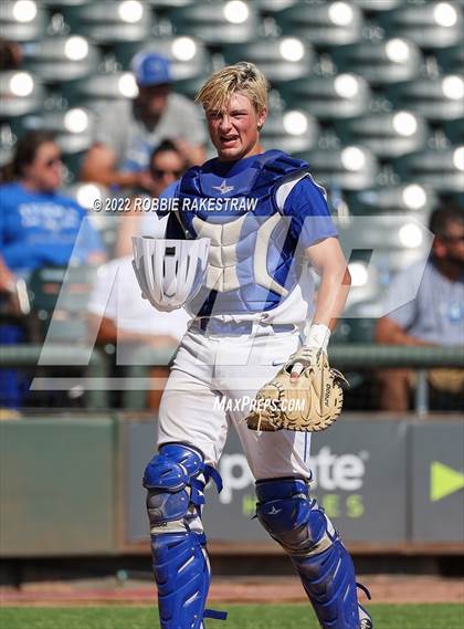 Thumbnail 3 in Gunter vs. London (UIL 3A Baseball Semifinal) photogallery.